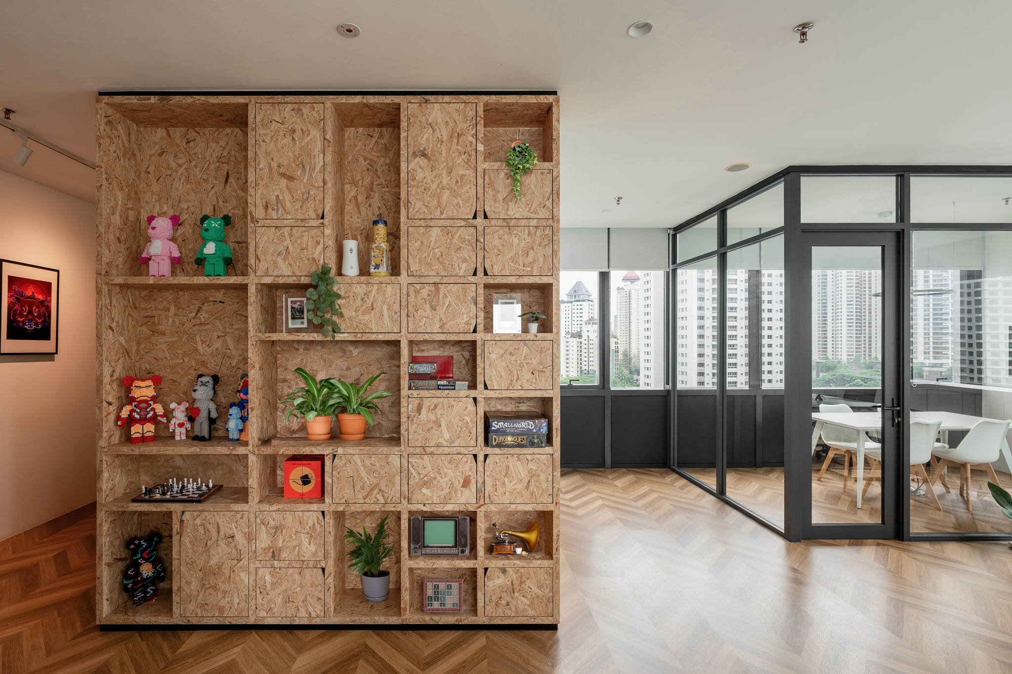 Office interior design, bespoke shelves, trendy, Anim, Kuala Lumpur