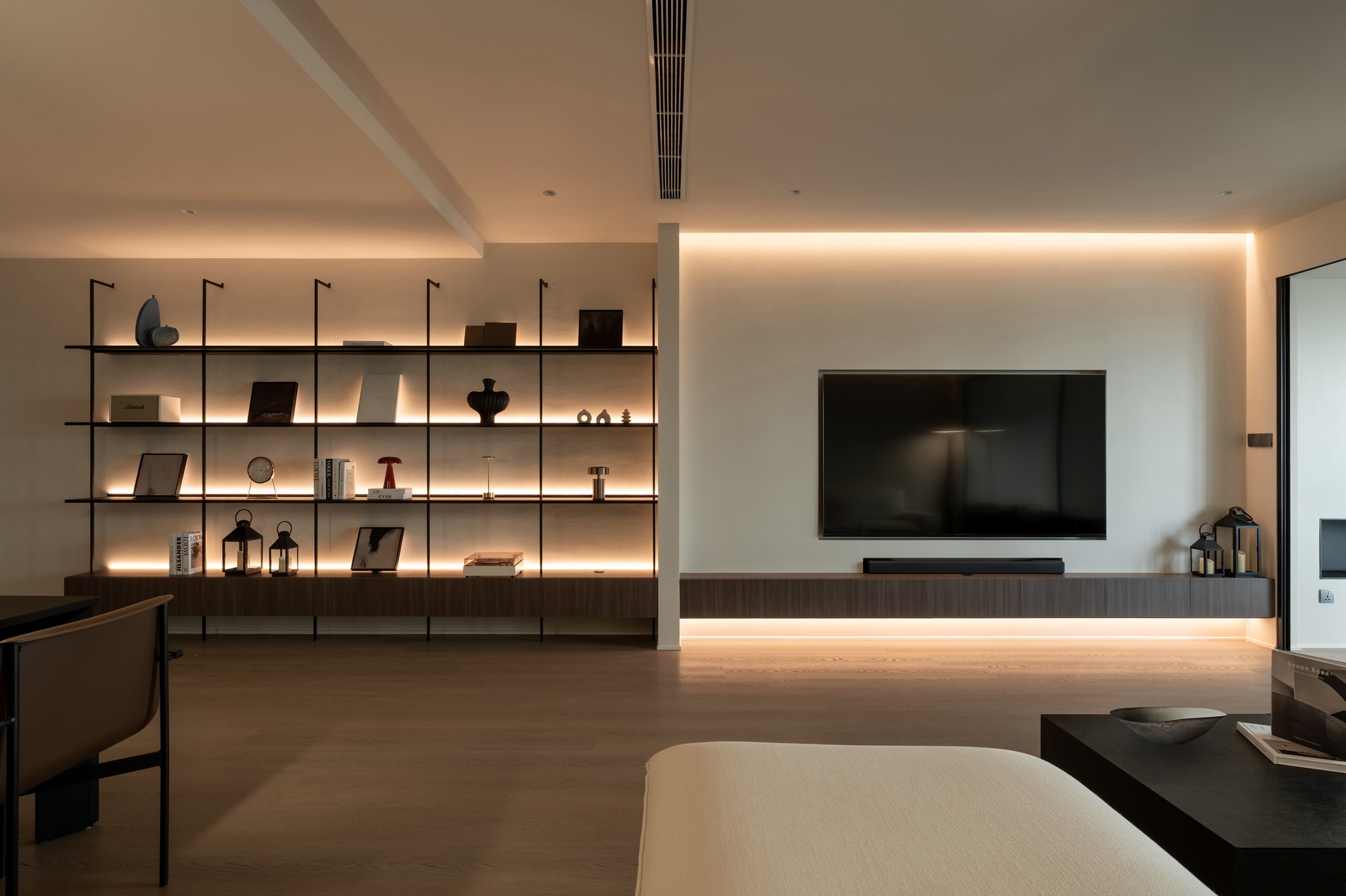 Modern luxury living room interior design, Seni residence, Malaysia