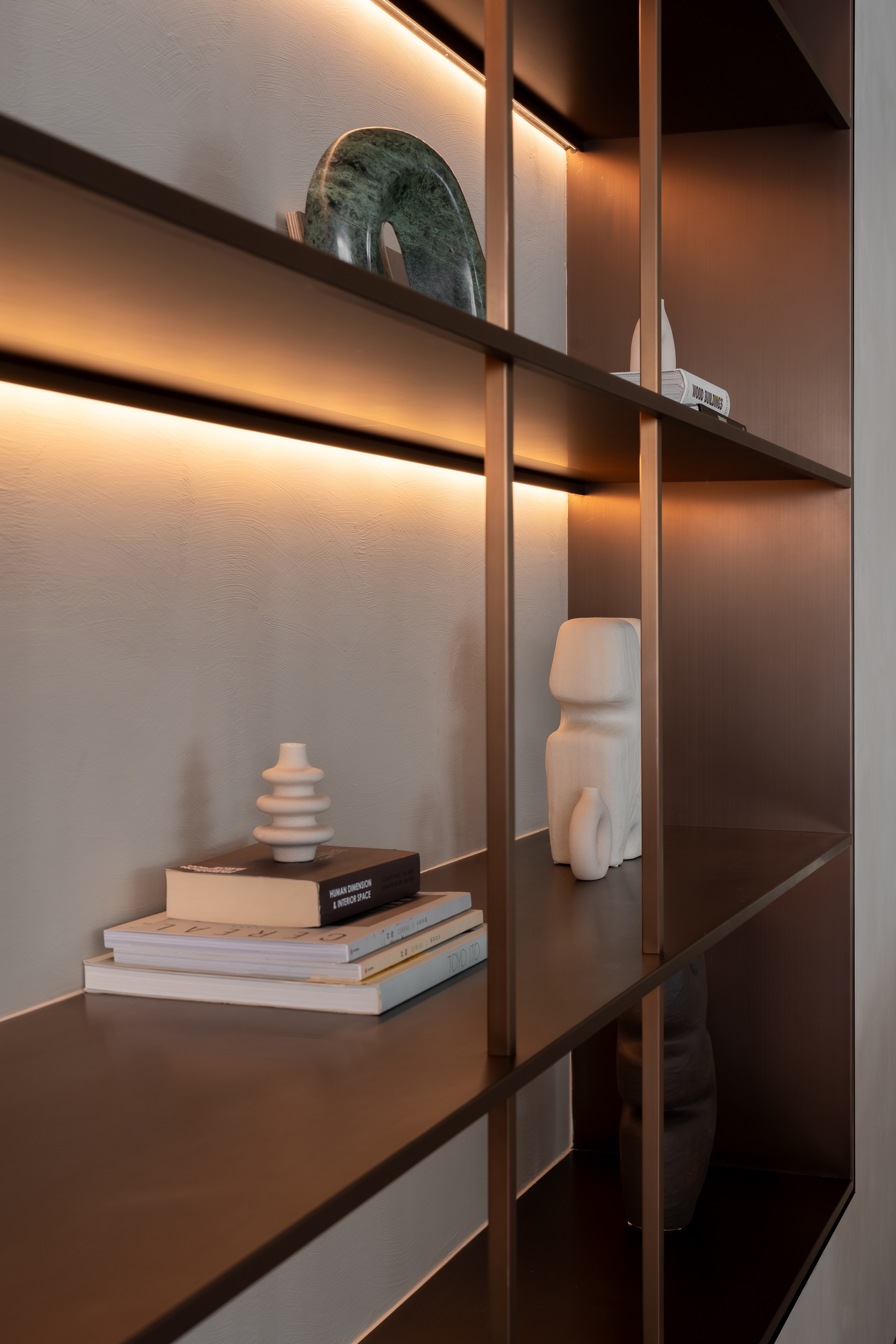 Minimal open shelf interior design, Setiajaya, Kuala Lumpur